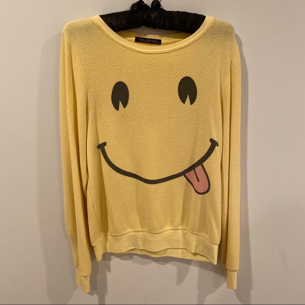 Wildfox smiley face sweater